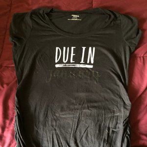 Maternity "Due in January" Tee
